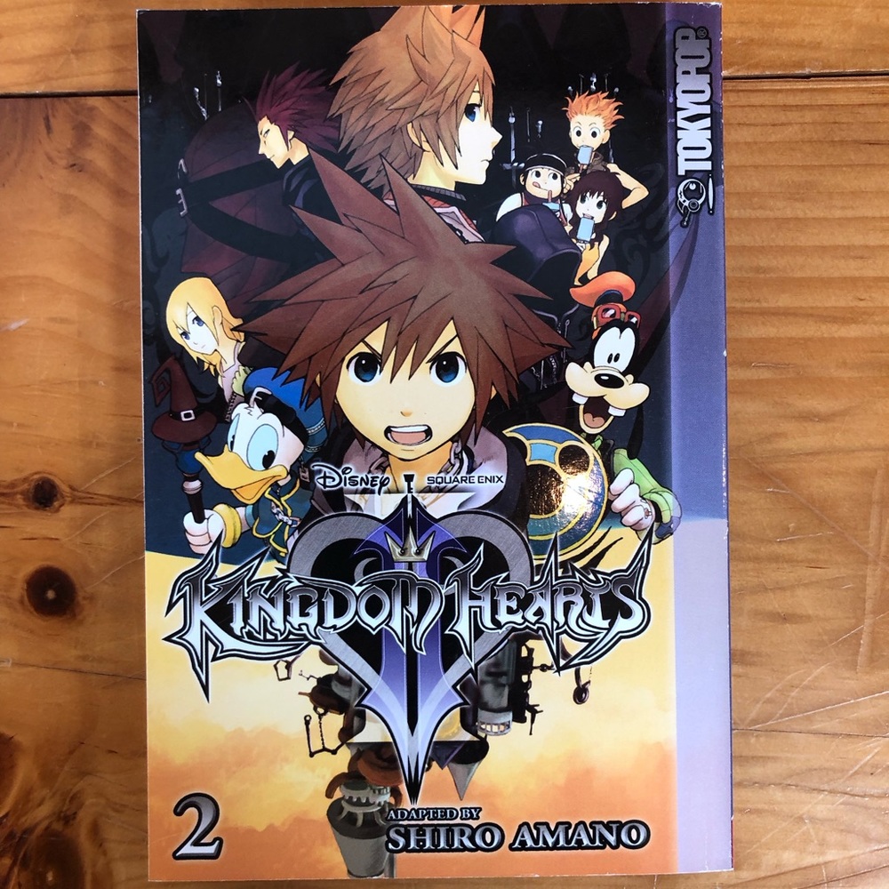 Kingdom Hearts Manga Volume 2 Shiro Amano Disney Shonen Tokyo Pop Fantasy